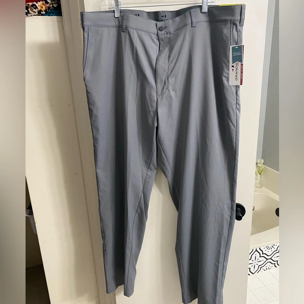 Grand Slam Gray‎ Golf/ Dress Pants Size 44 x 32 NWT
